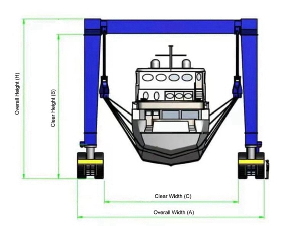 湖南岳阳游艇轮胎吊厂家游艇轮胎吊使用环境